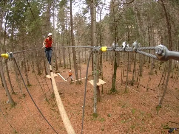 Fixed Rope Park in Engelberg